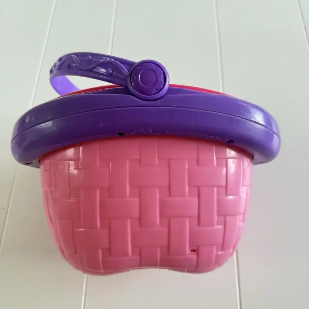 Leap Frog Pink Picnic Basket Toy Working Buttons and Music Basket Only